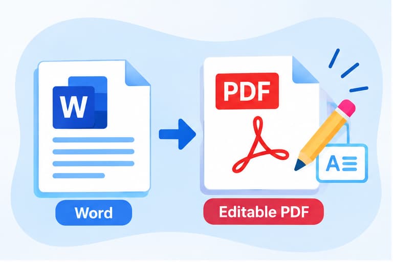 How to Create Editable PDF From Word
