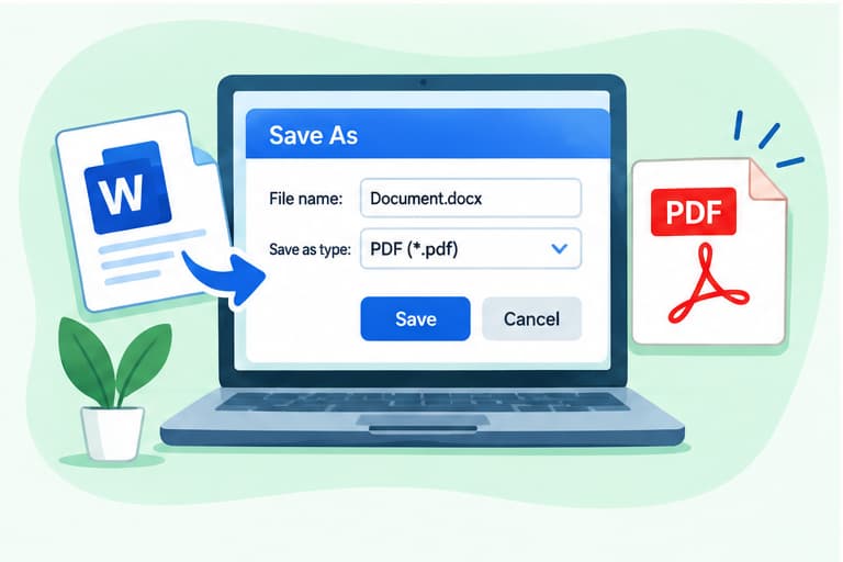How to Save Word Doc as PDF