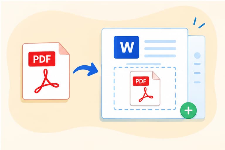 How Do You Put a PDF Into a Word Document